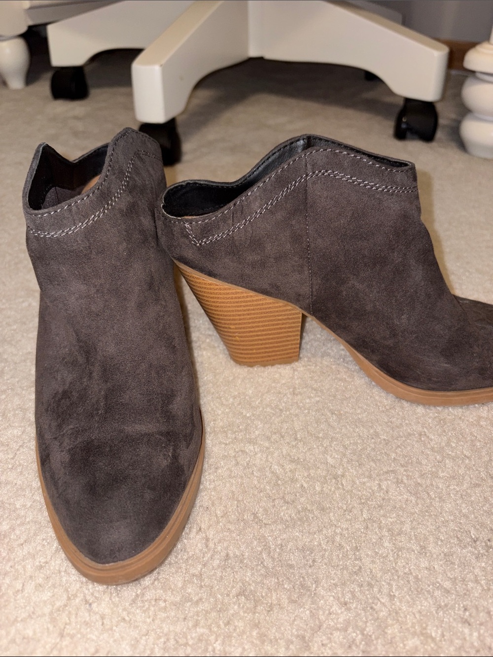 DV by Dolce Vita block heel slip on mule ankle booties